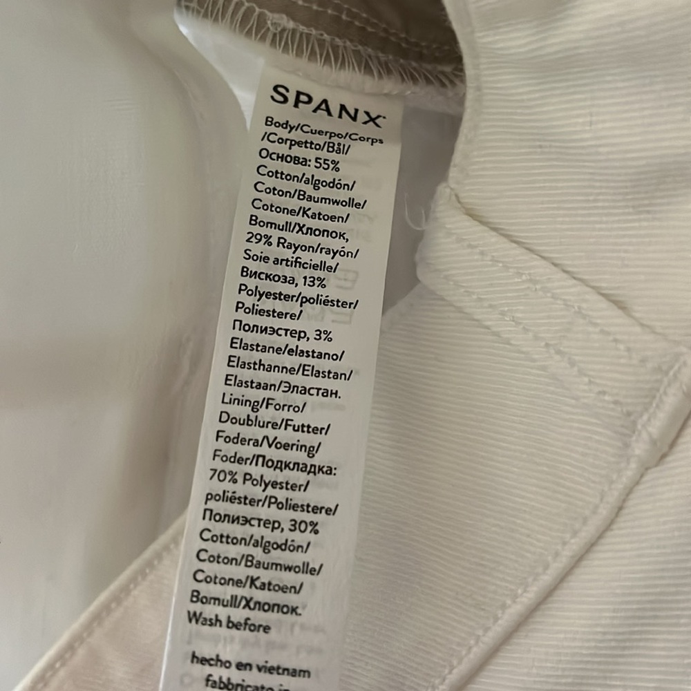 NEW SPANX Stretch Twill Cropped Wide Leg Pant Size XS - Picture 8 of 8